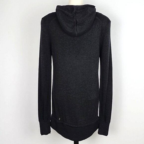 Lululemon Sweet Savasana Pullover Knit Cashmere Hoodie Heathered Black Size S - Picture 7 of 16